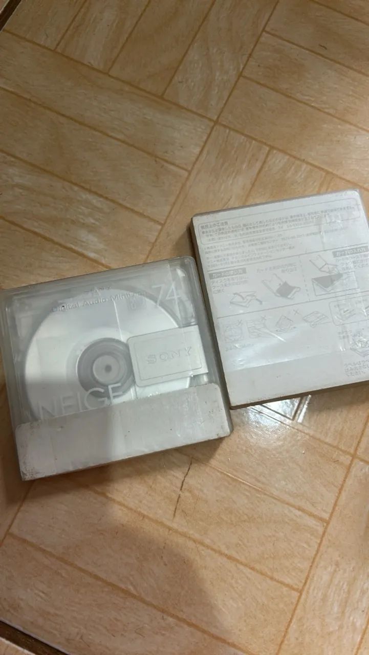 Mini disc japonês lacrados