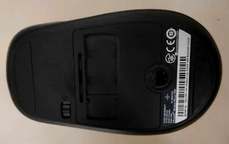 Kit Microsoft Wireless 2000 Desktop - Teclado e Mouse Sem Fio originais, Sem Receptor ! - Foto 4