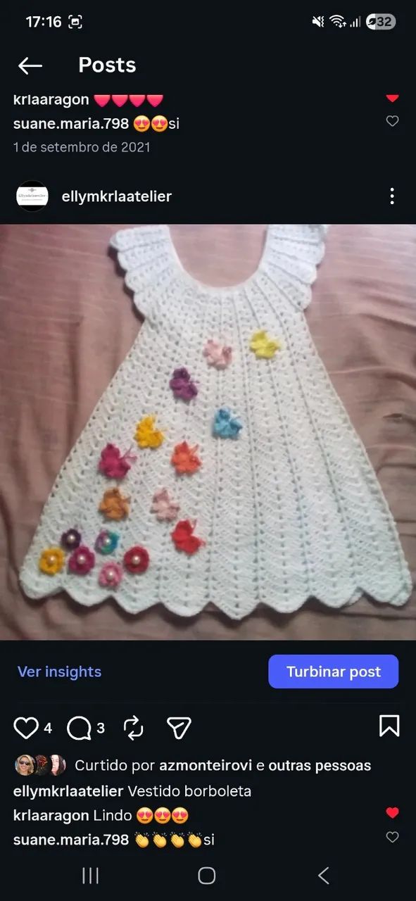 CROCHÊ  E BORDADOS