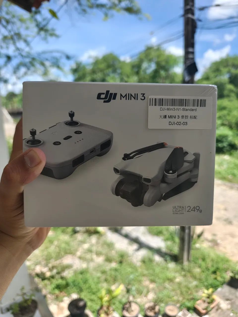 Drone DJI MINI 3 standart sem tela NOVO (LACRADO)