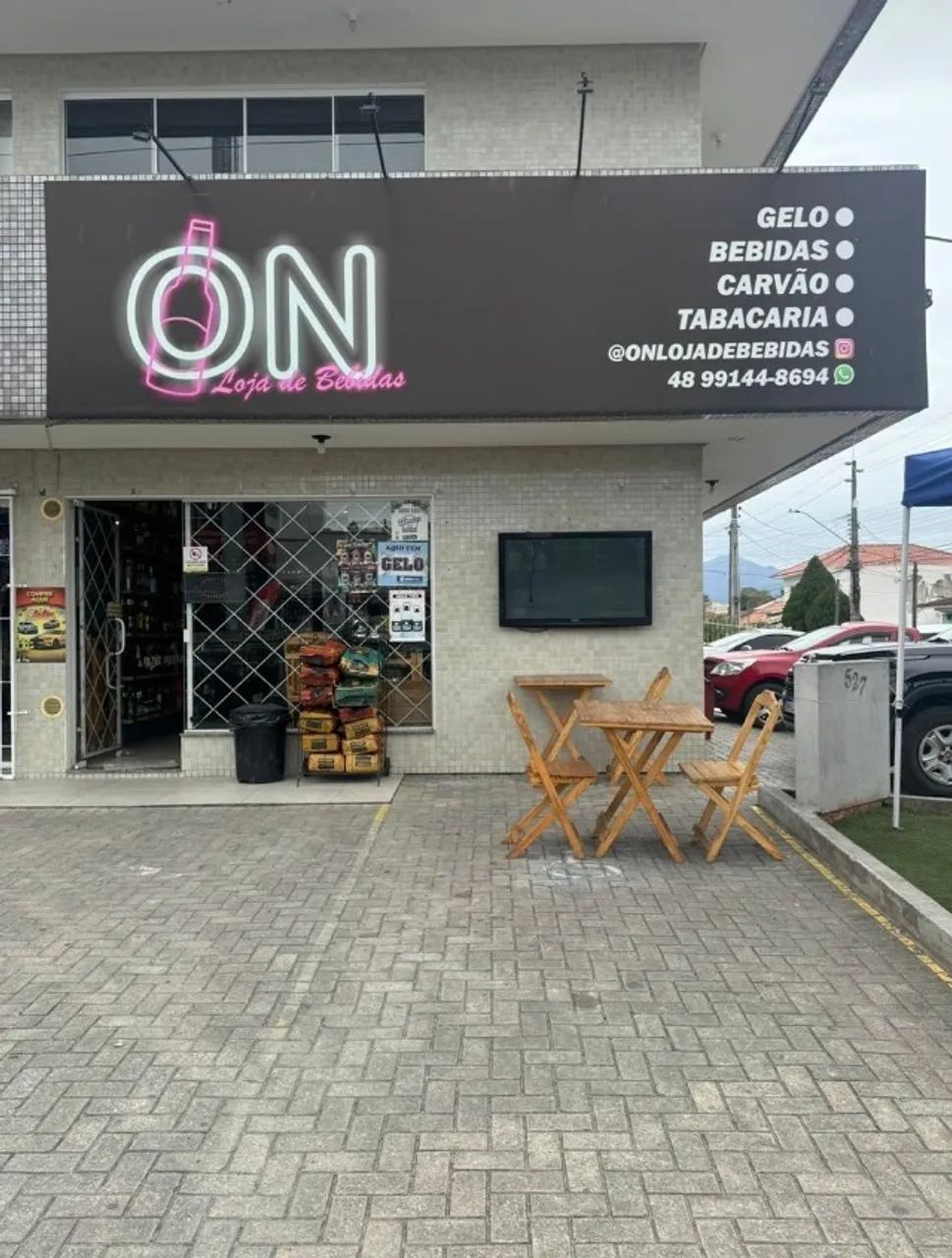 Negócio à venda: Loja de Bebidas em Palhoça, lucro R$5 a 10 mil/mês, estoque incluso