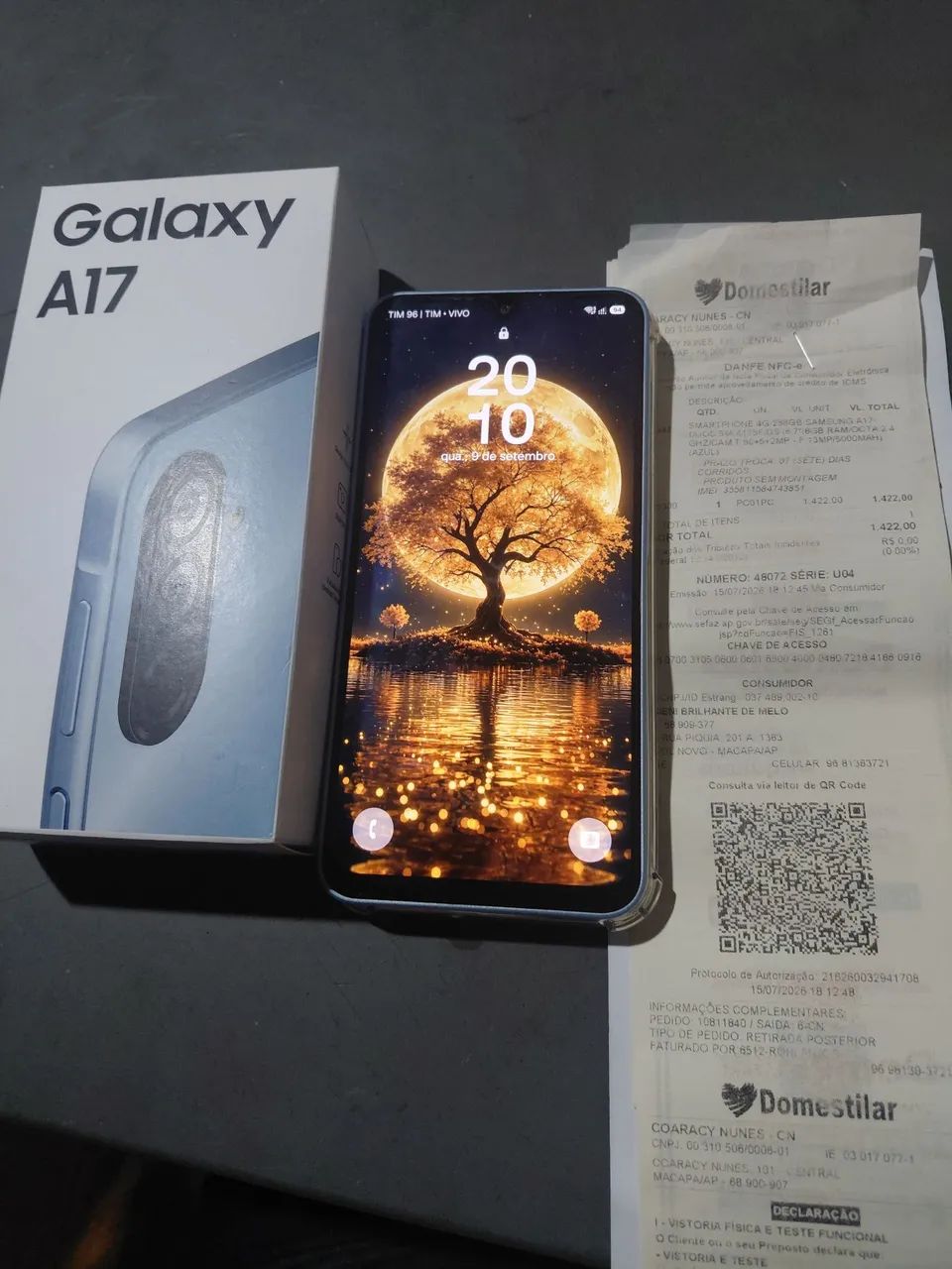 VENDO A17 256 GIGAS 8 DE RAM ,UM MES DE USO - Foto 3