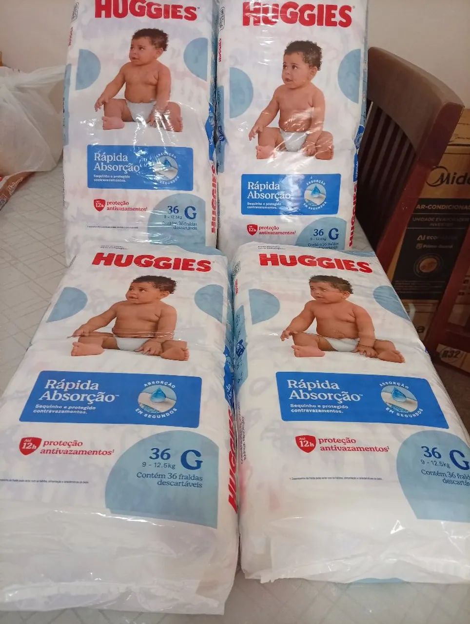 Fraldas descartáveis 