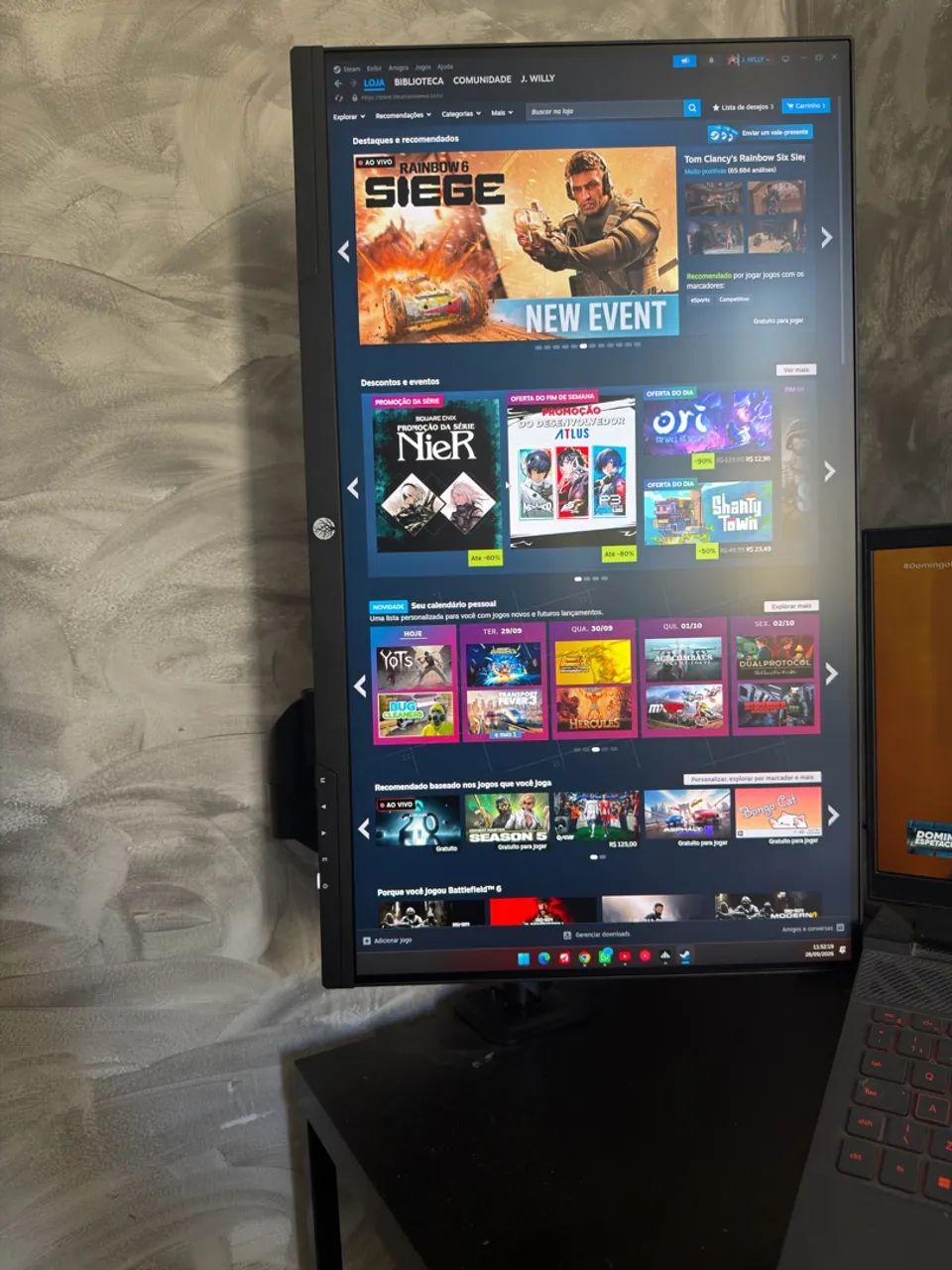 Vendo monitor 25 polegadas gamer profissional 144hz - Foto 3