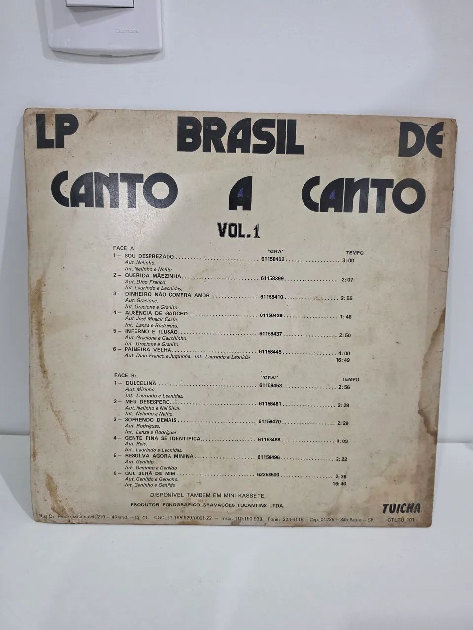 LP Brasil de Canto a Canto - Foto 2