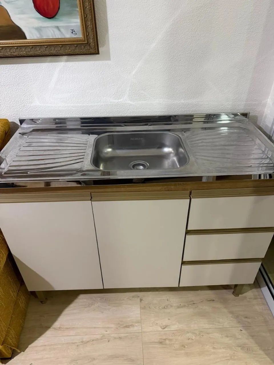 Balcão pia com cuba 