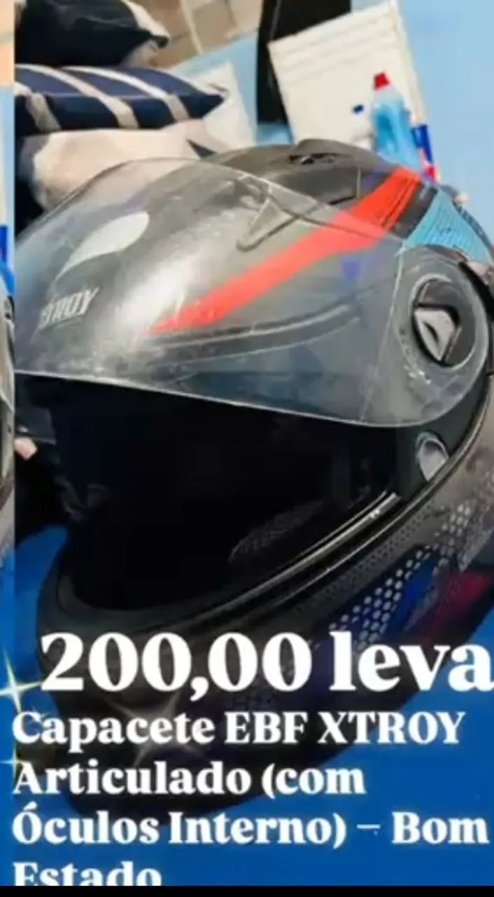 *CAPACETE EBF XTROY* - Foto 4