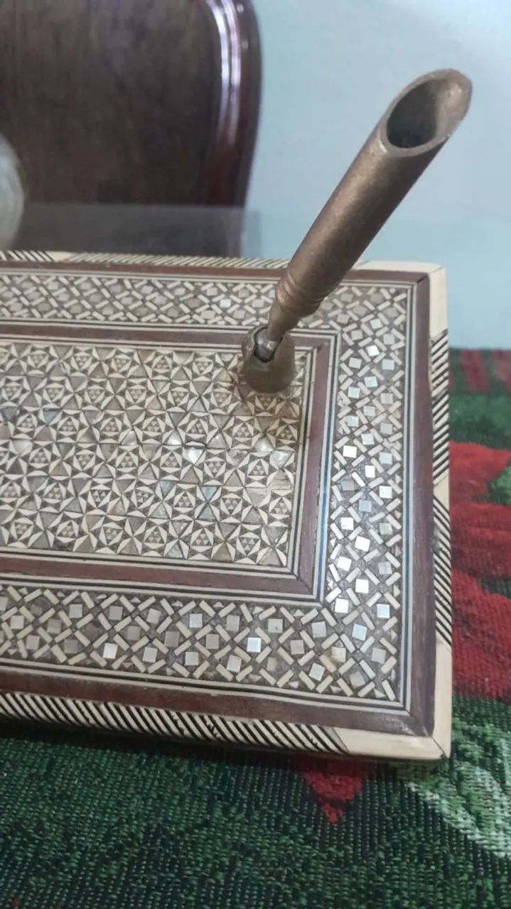 Antigo porta canetas machetaria arabe - Foto 3