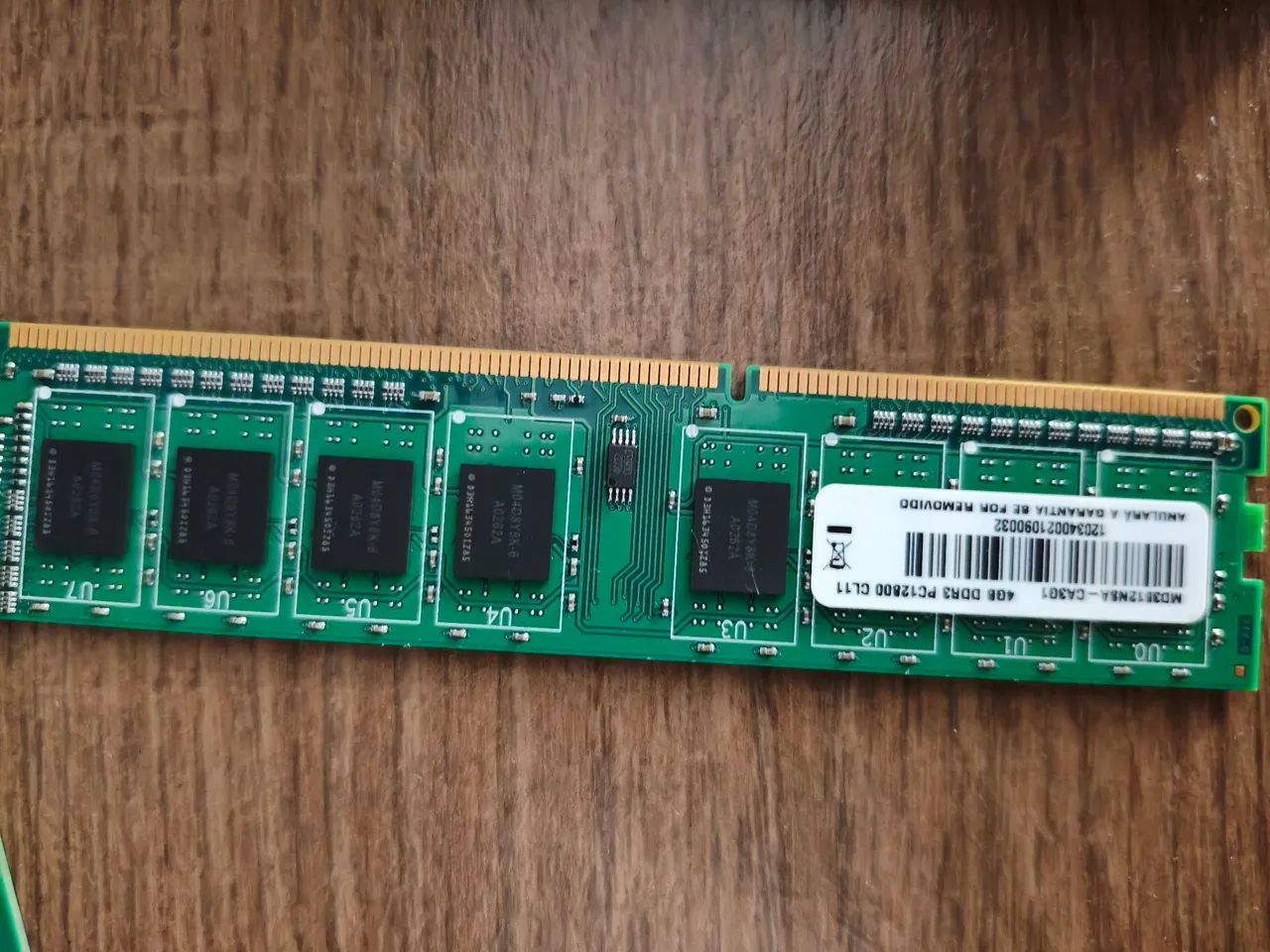 Memória ram 4gb