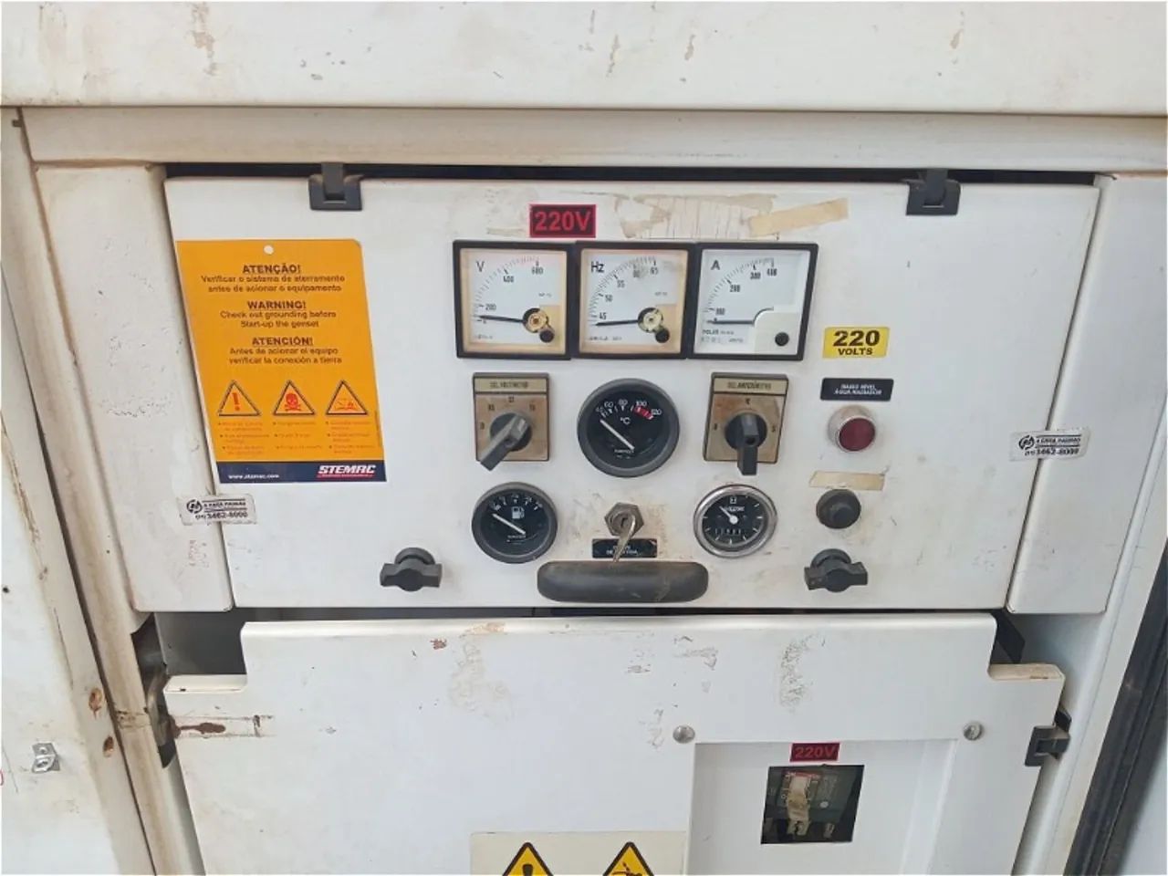 Grupo gerador 55 KVA/ 50 KVA cabinado a diesel  motor mwm - Foto 2