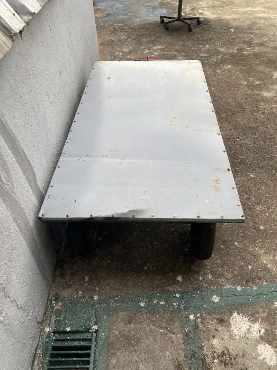 CARRINHO PLATAFORMA CARGA 400 KG TAMPO ALUMNIO  - Foto 3