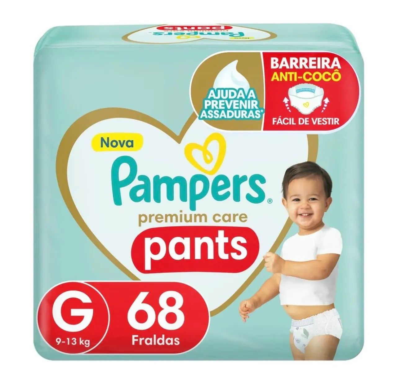 Fralda Pants supreme care 68 unidades G