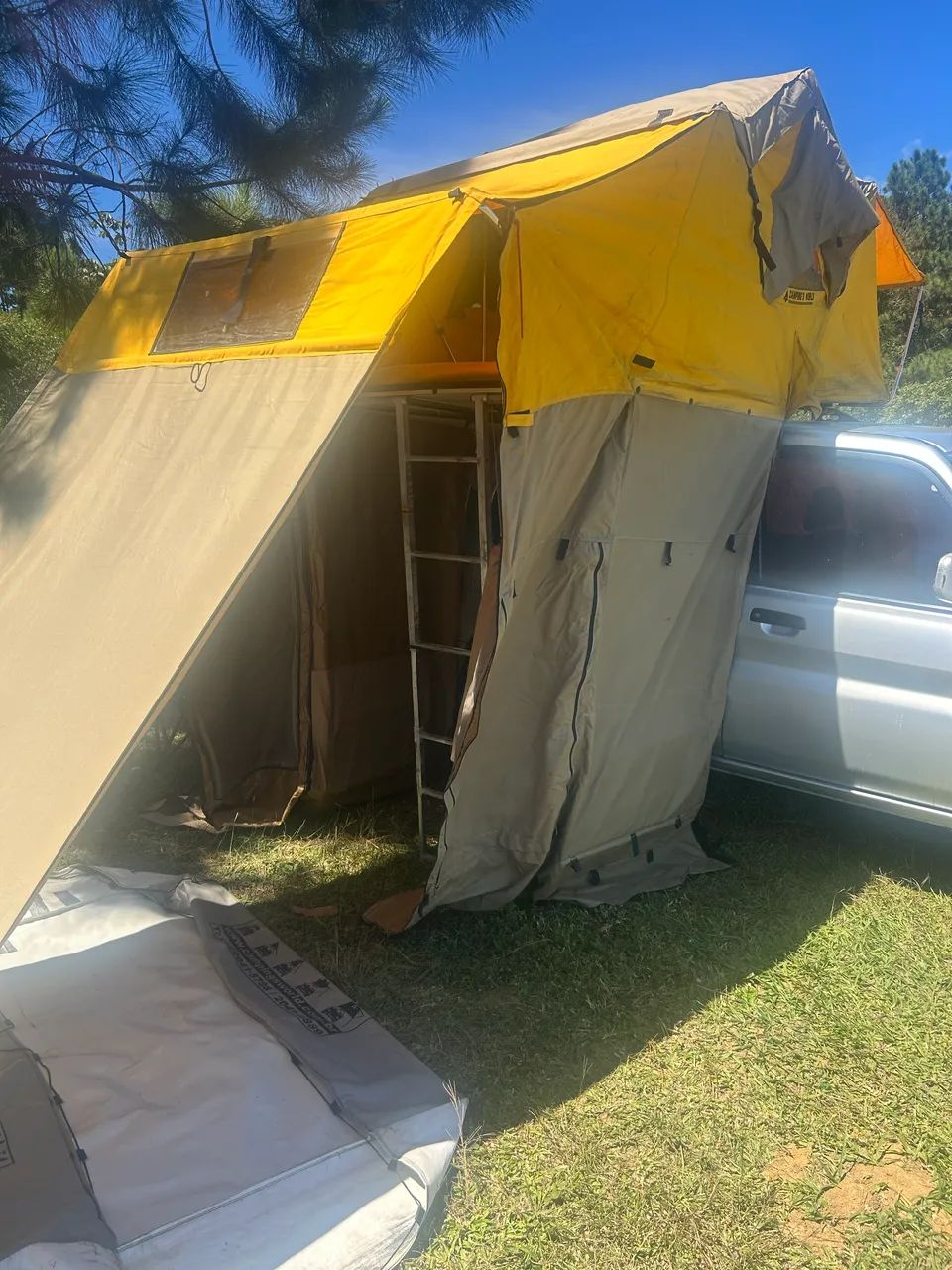 Barraca de teto campings world + anexo 