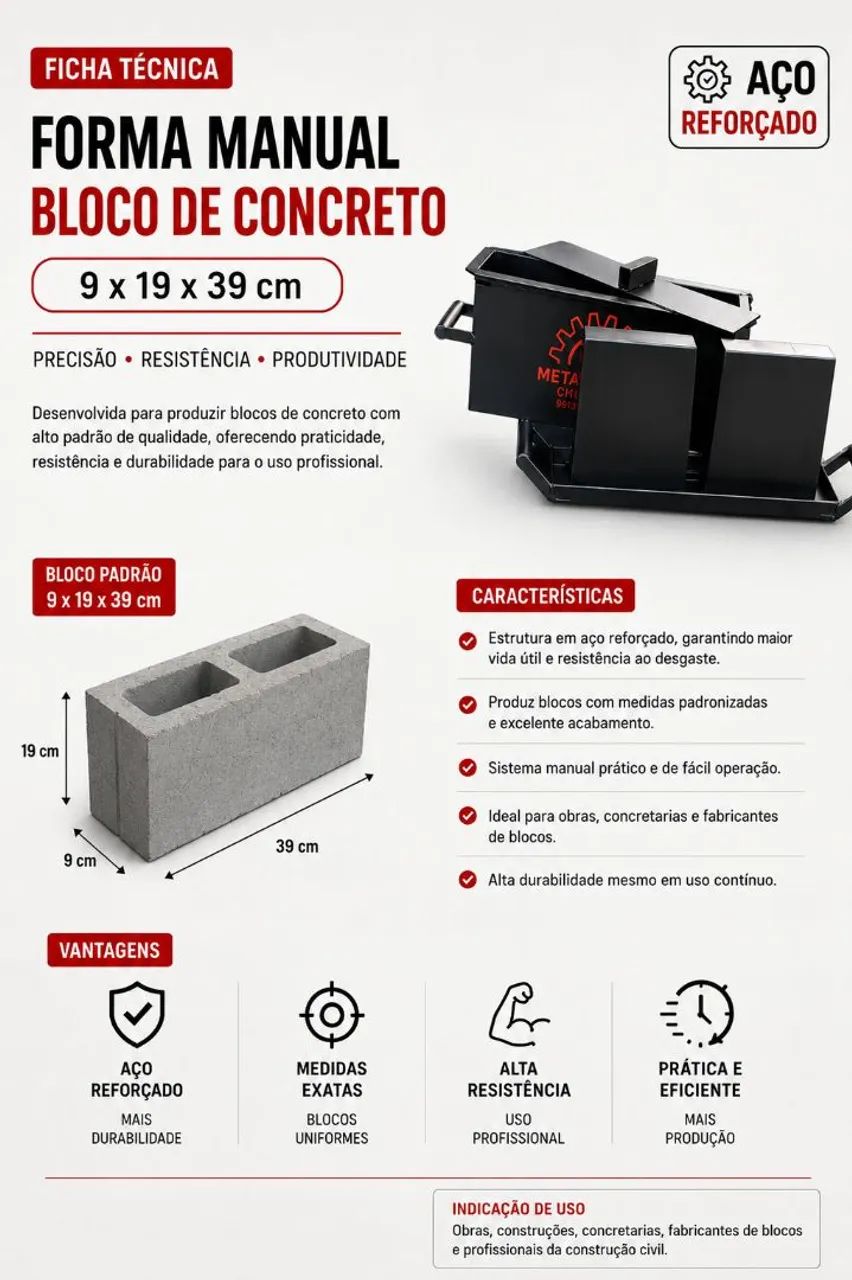 Fôrma de Blocos  - Foto 3