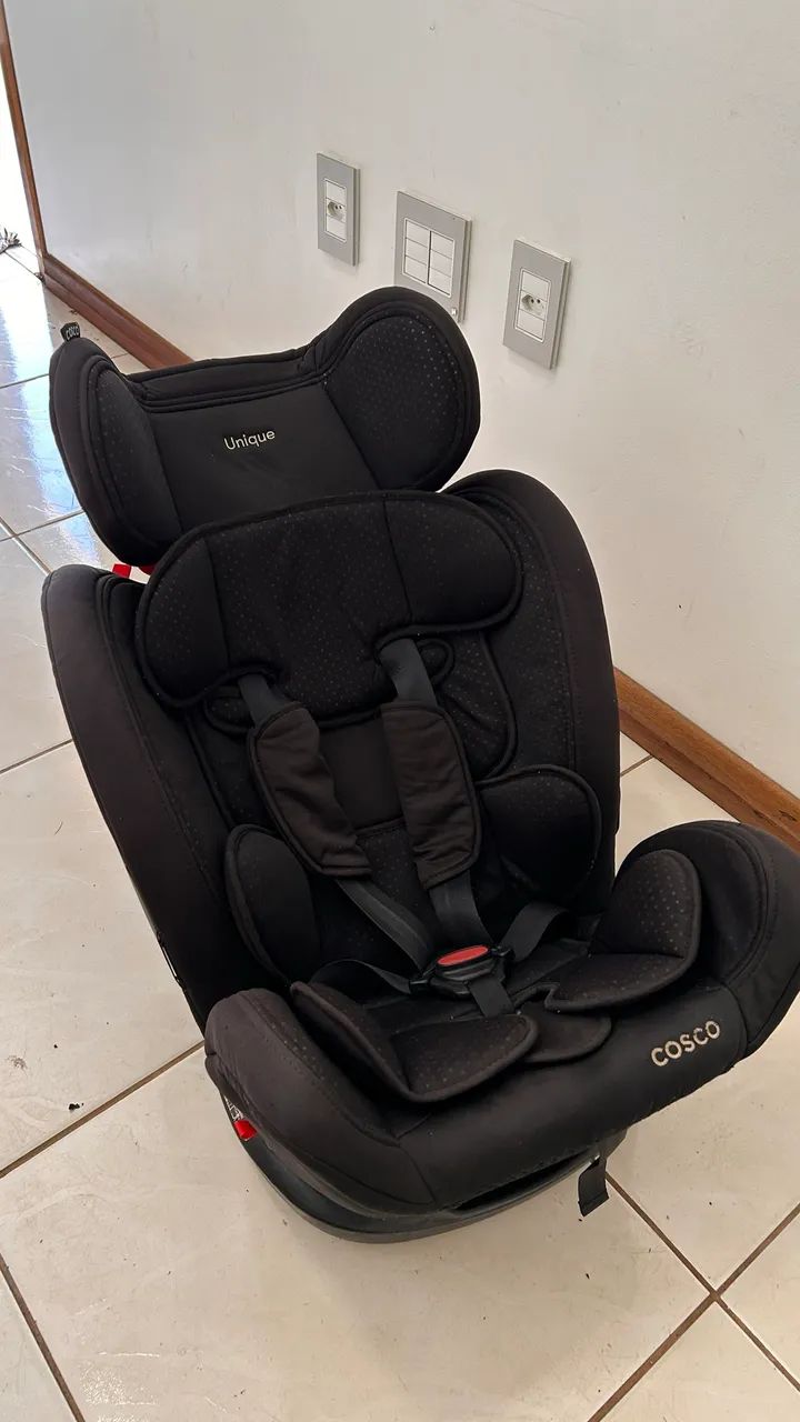 Cadeirinha De Segurança Para Bebês Cosco Preta (Usado) - Foto 2