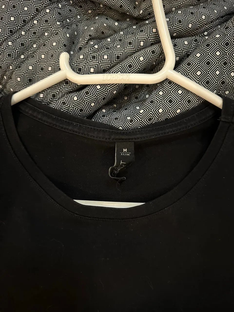 Camiseta slim fit preta - Foto 2