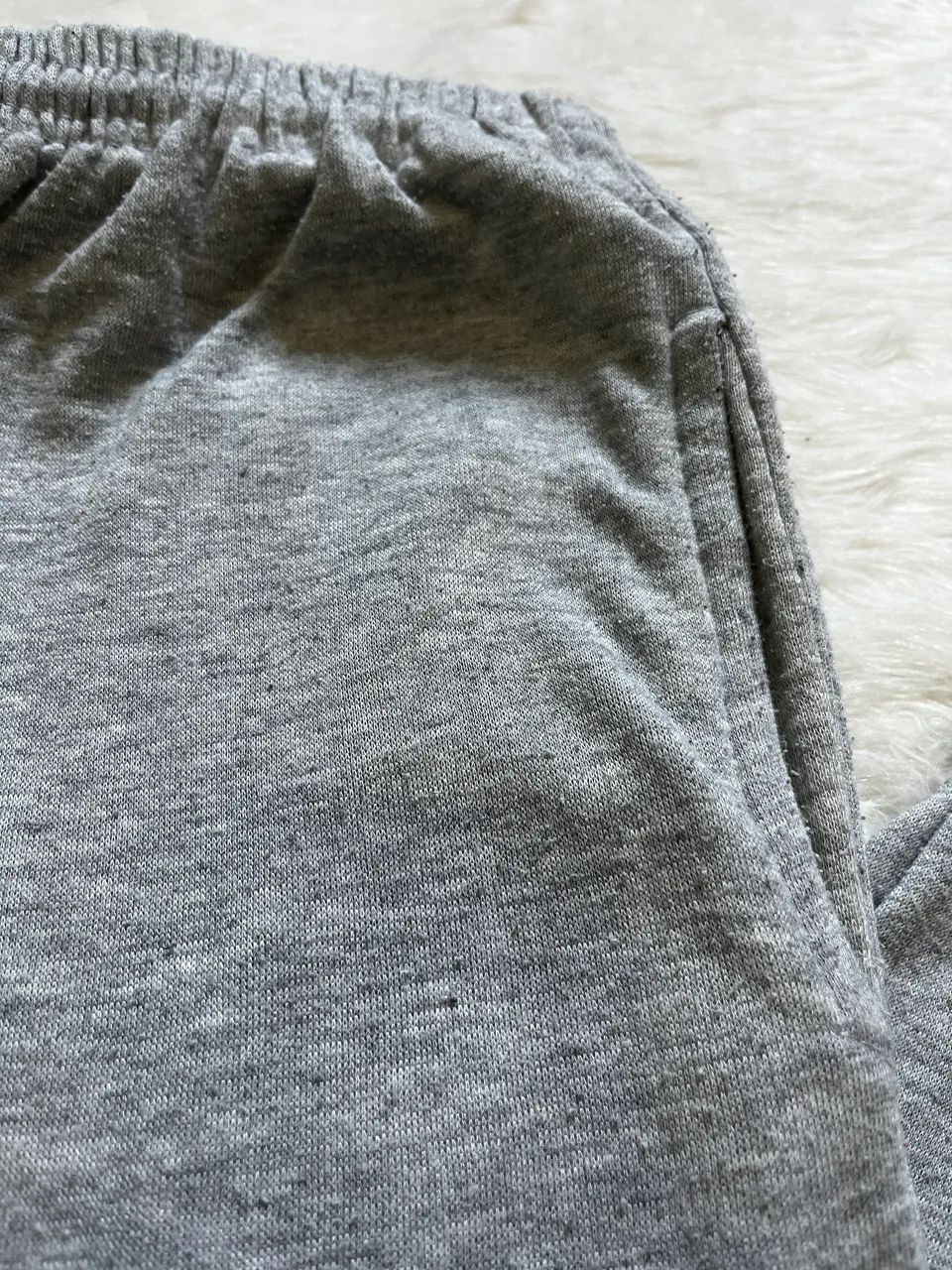 Calça Usada Moletom Cinza Masculina  - Foto 4