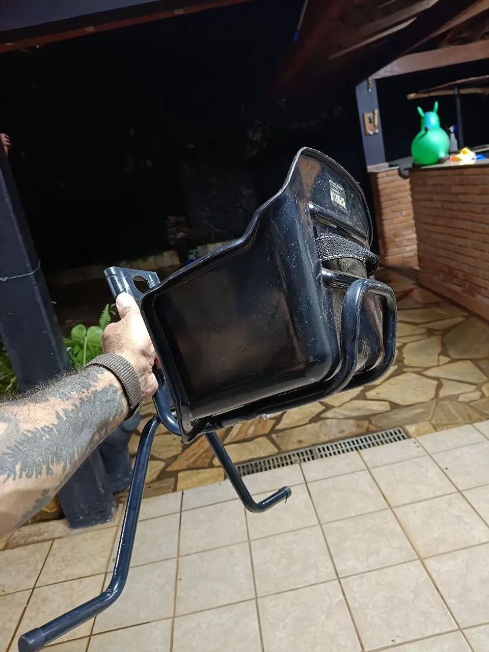 Cadeirinha de bebê para bicicleta  - Foto 4