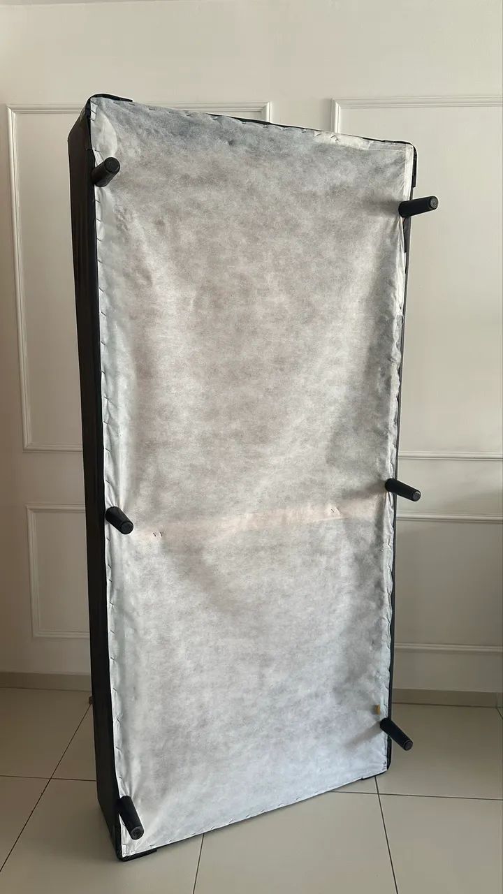 Cama Box solteiro Tok Stok preta - Foto 5