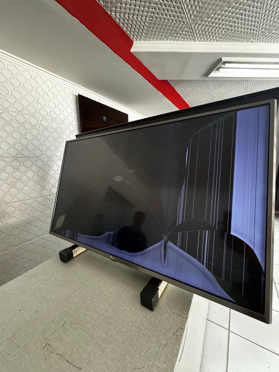 TV LG 42 Polegadas com Tela Quebrada, as Placas estão Ok