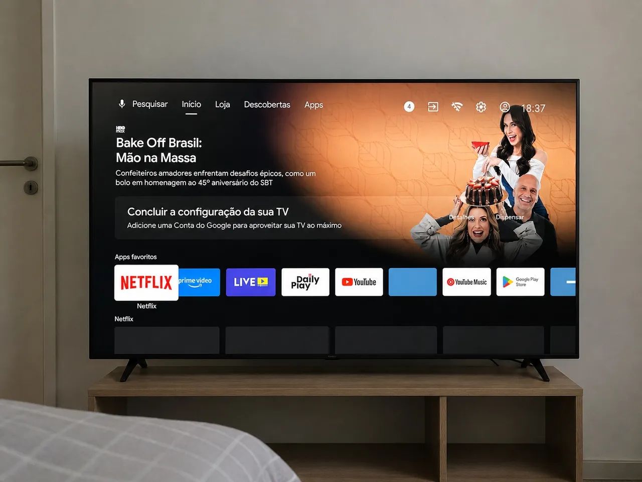 Televisão smart 55 