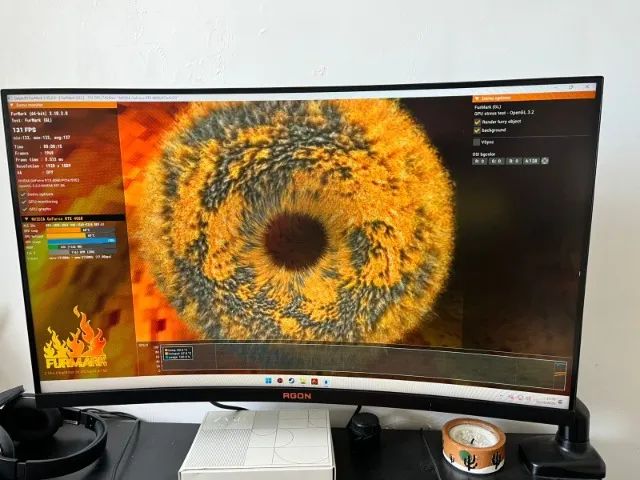 Monitor AOC 32 Polegadas AGON Curvo - Foto 3