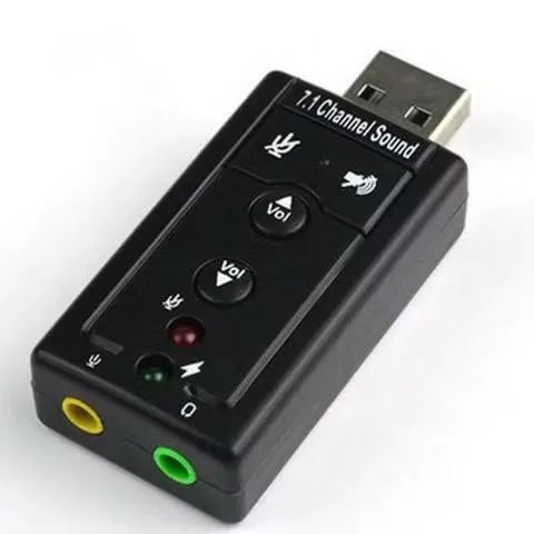 Placa de som USB 7.1 - Foto 3