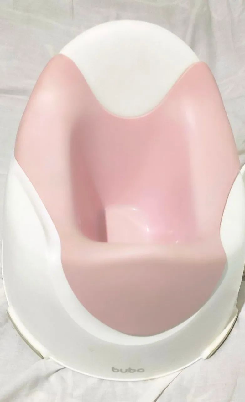 Troninho Infantil Buba - Rosa e Cinza (Venda Unitária 35,00 ou Par 60,00) Usado  - Foto 2