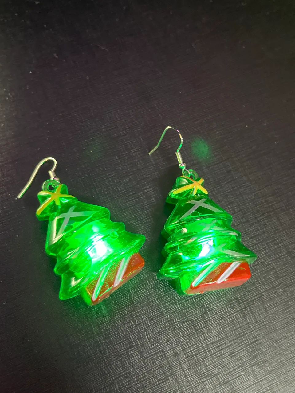 Brincos árvore de Natal pisca pisca led - Foto 2