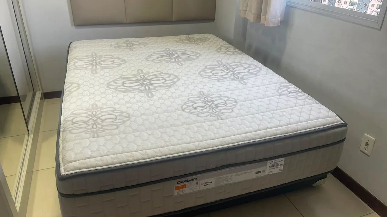 Cama Casal Box Ortobom 