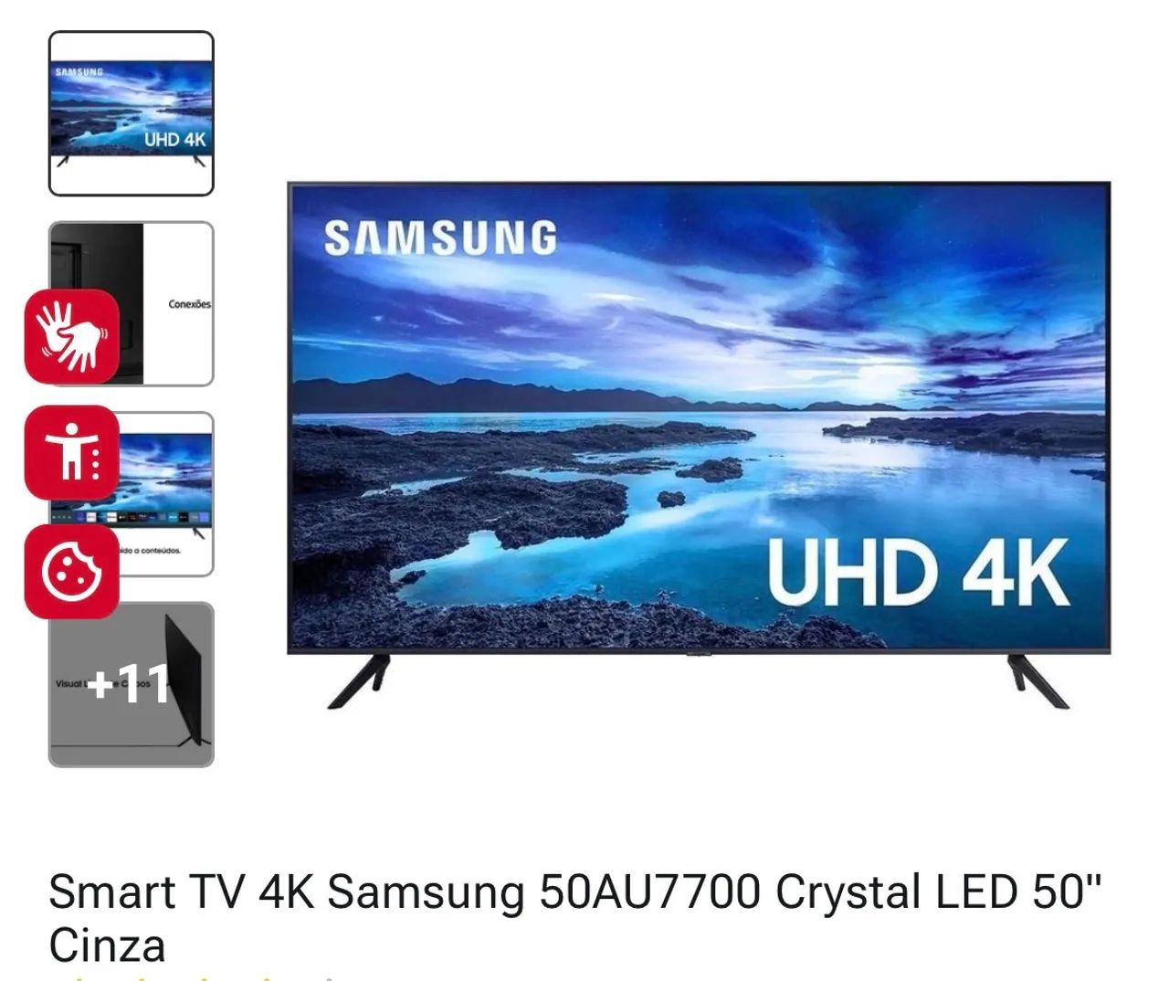 Smart TV 4K Samsung 50"  - Foto 3