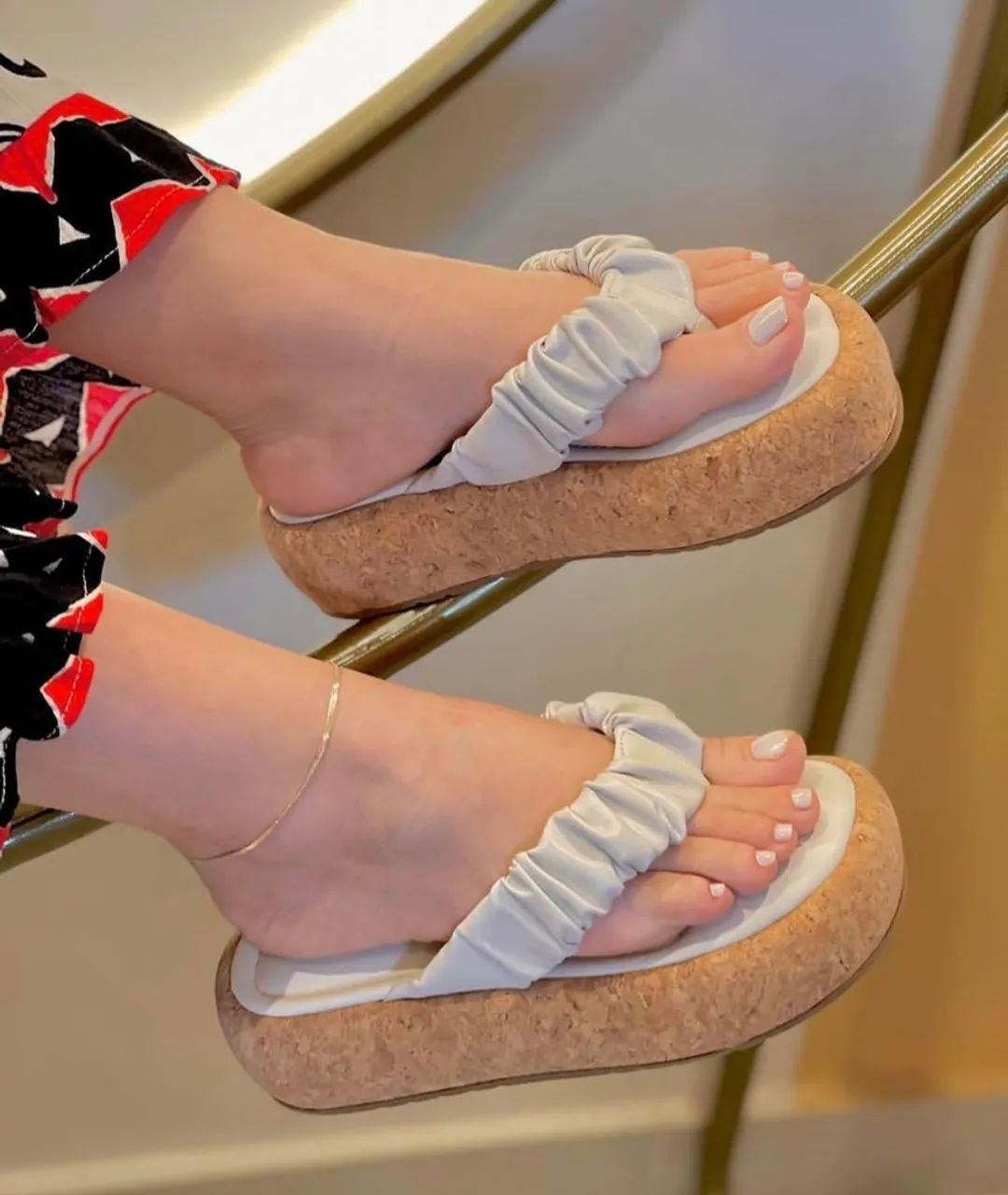 Sandália Plataforma Feminina Nova Tam. 38