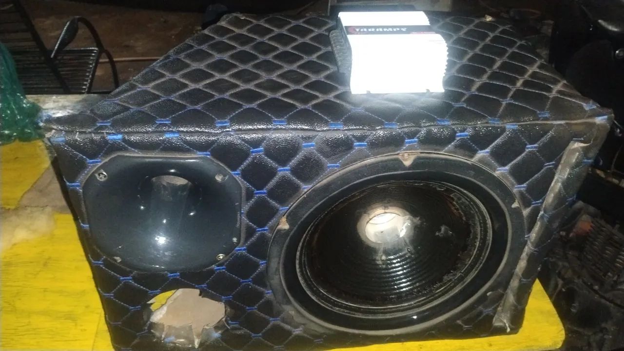 Duas caixas de som e modulo de 1500 wats por 300r$  - Foto 3