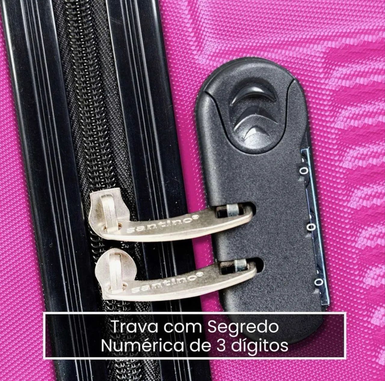 Mala de Viagem SANTINO GRANDE - NOVA - Foto 4