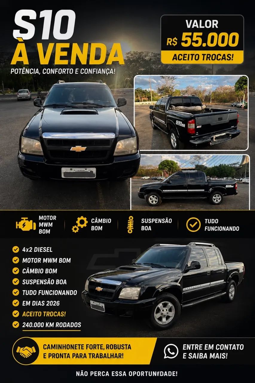 ? CHEVROLET S10 À VENDA ?
