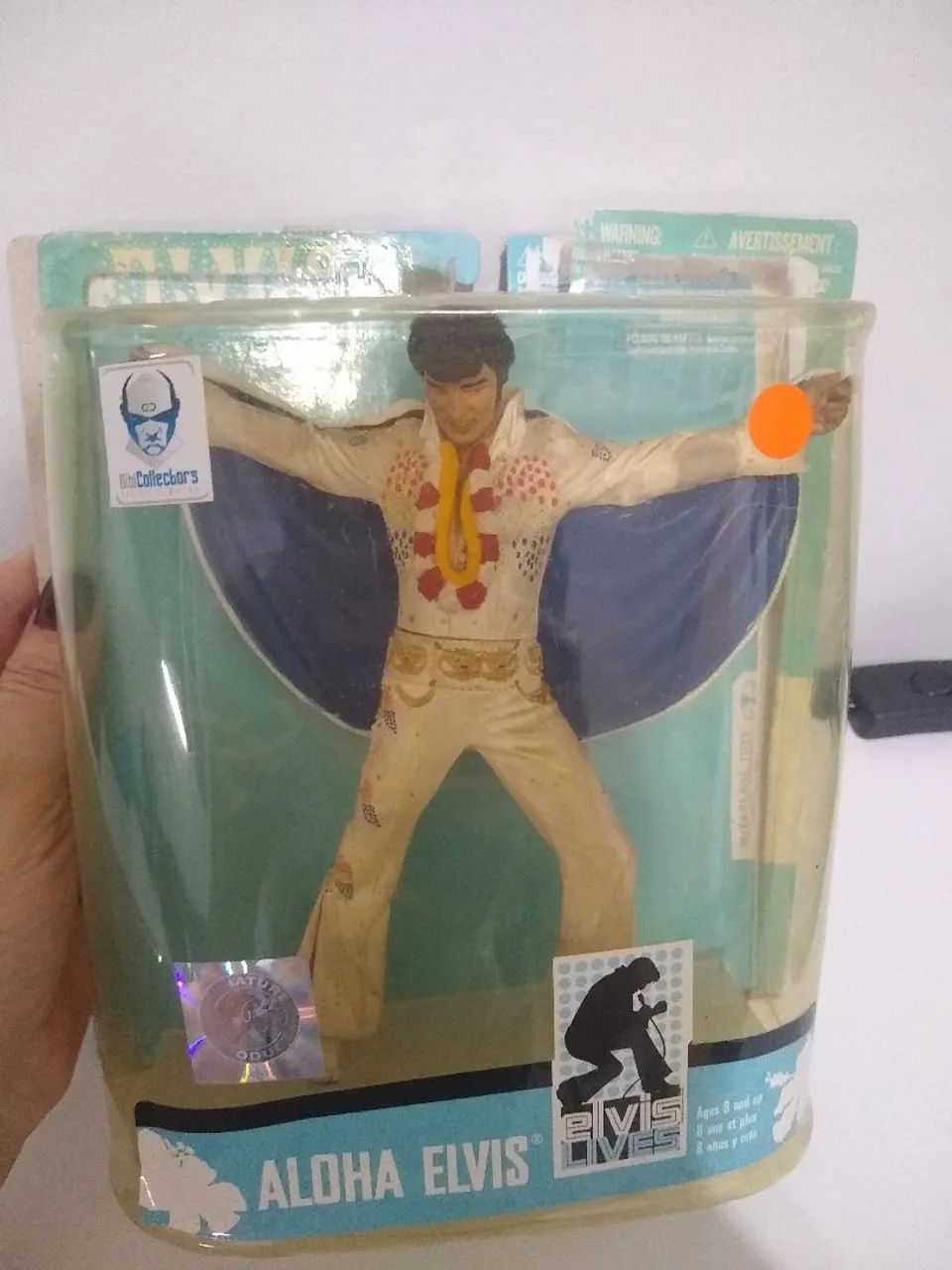 Boneco Elvis Presley McFarlane com caixa, tudo original