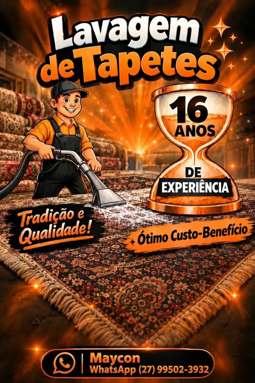 Lavagem de tapetes 