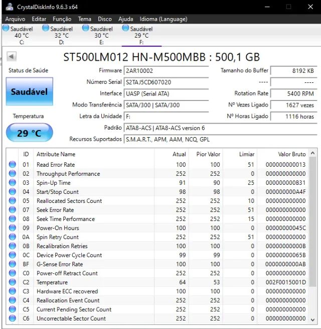 HD SAMSUNG de 500GB Modelo: ST500LM012 - Foto 5