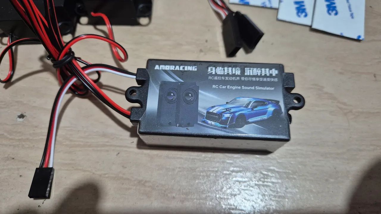 Rc AUTOMODELO Sistema de simulação de som motor vários tipos de carros !  - Foto 3