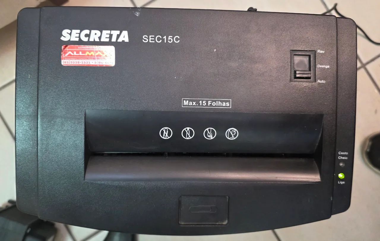 EXTRATOR DE PAPEL ELETRICO SECRETA SEC15C