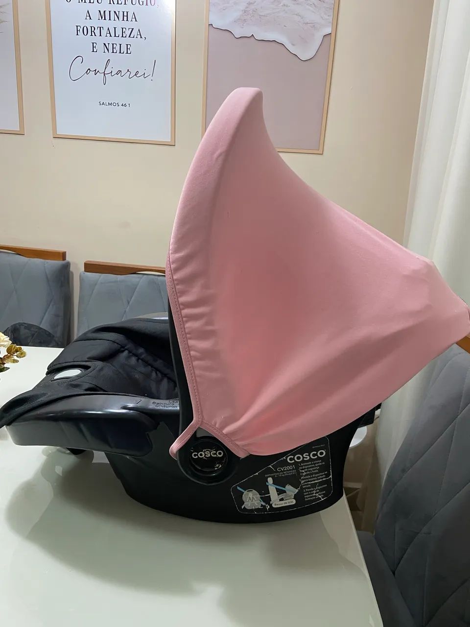 Bebê conforto Cosco rosa 