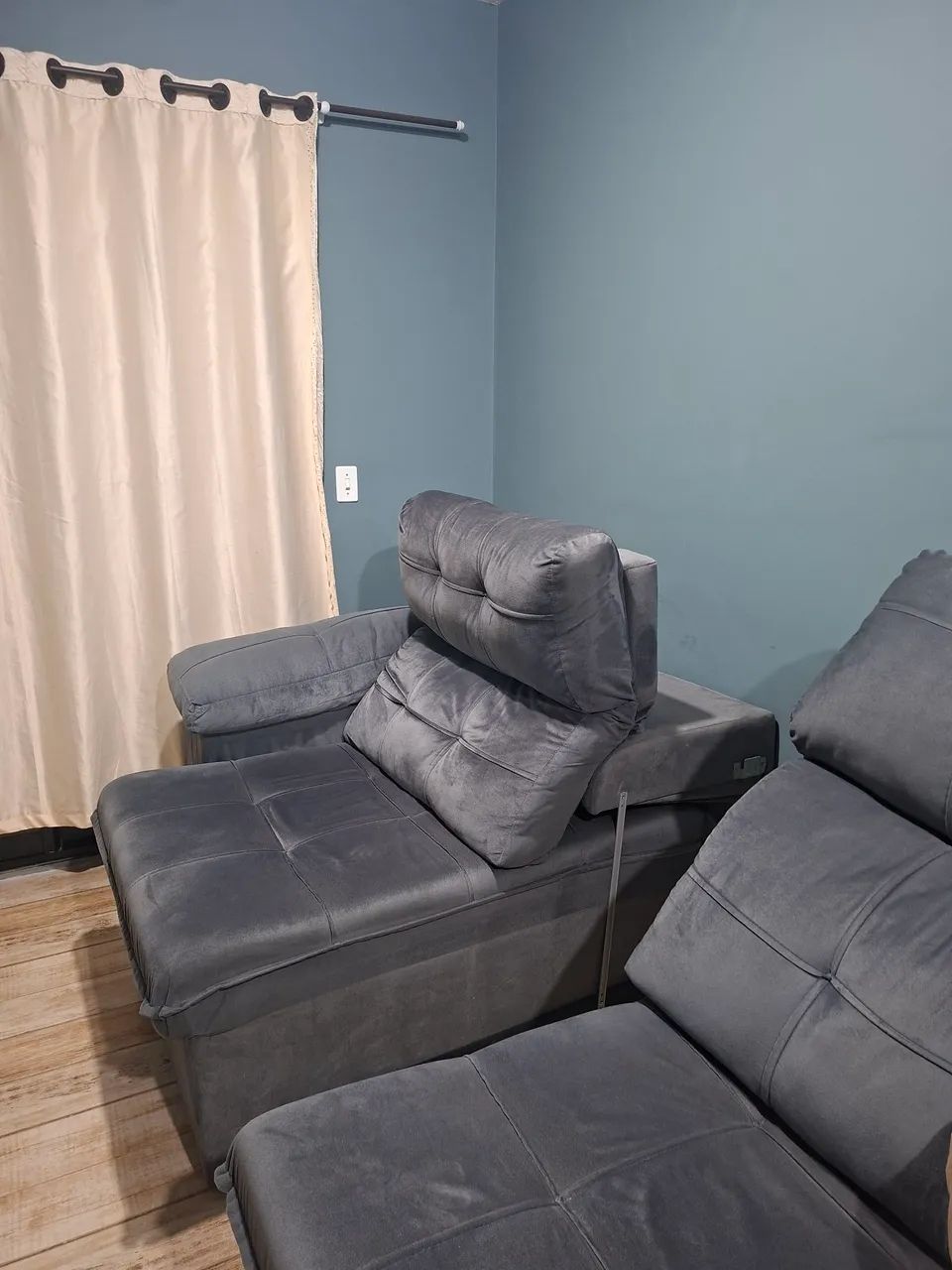 VENDO SOFÁ 2.40 X 1.80 MOLAS ENSACADAS - Foto 2