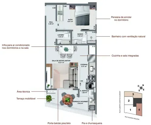 PLANTA 47m²