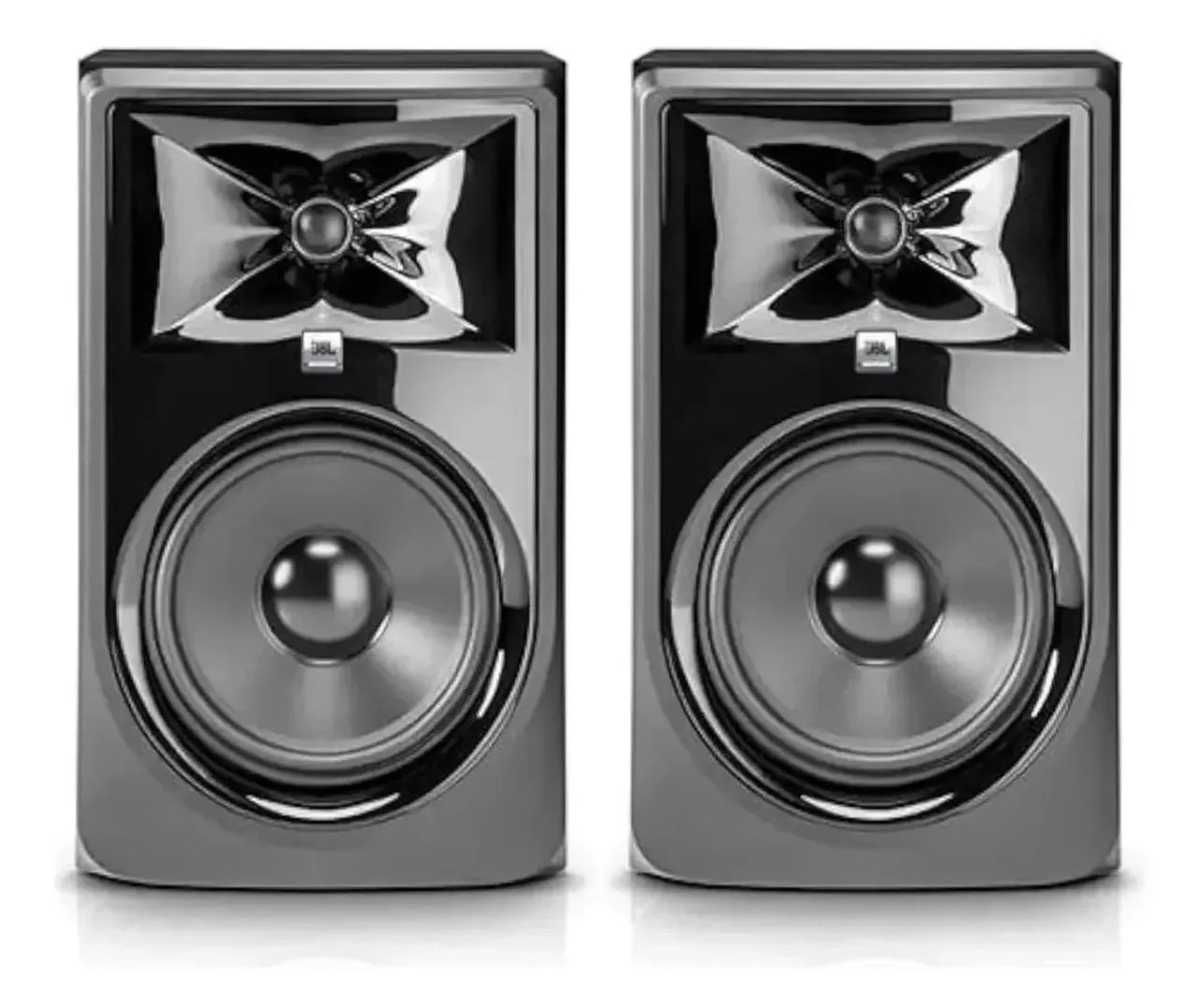 Par de Monitores Ativos JBL 308P MkII - 8 polegadas - Estado de Novo - Foto 4