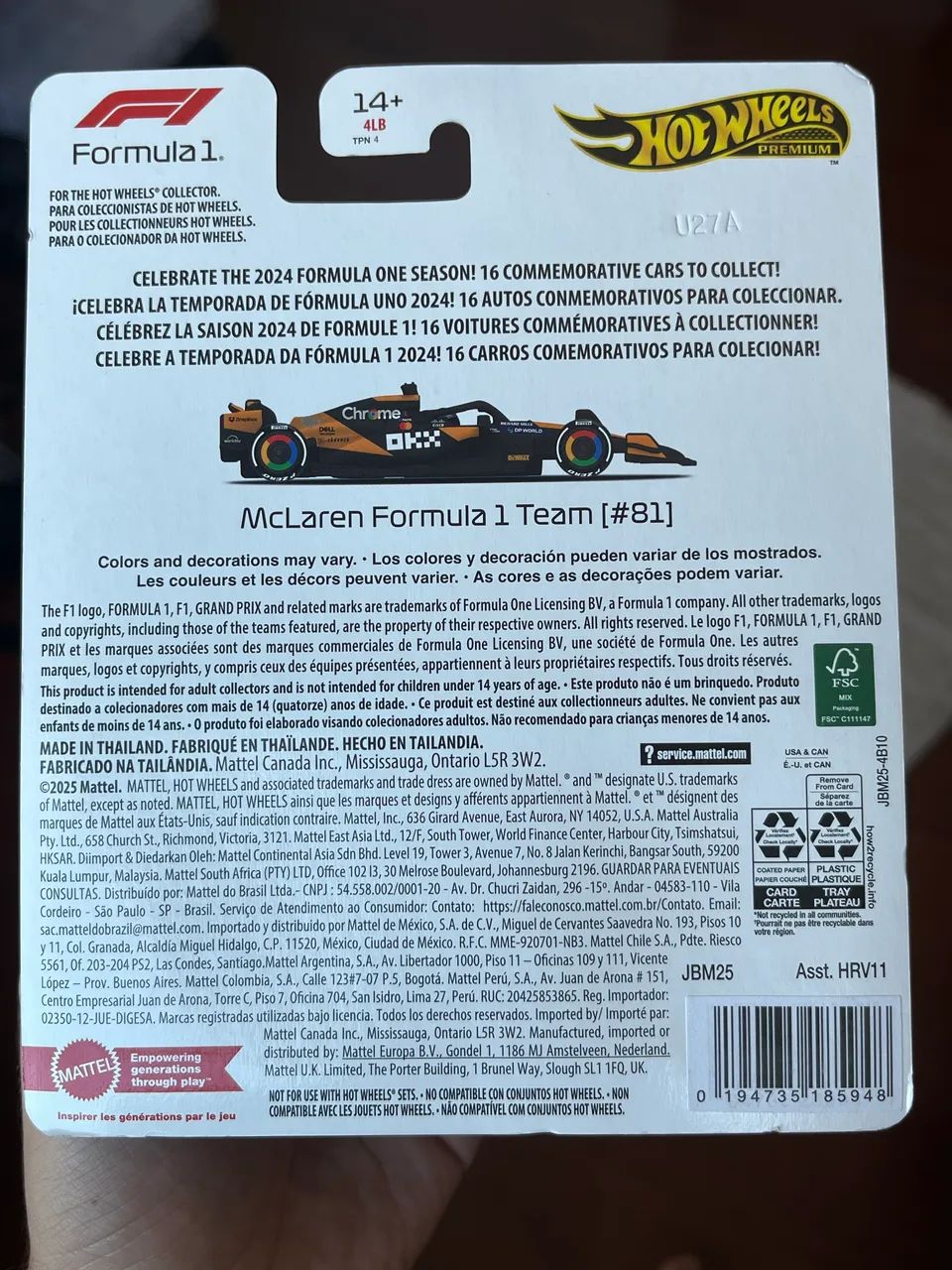 Hot Wheels Premium Formula 1 McLaren - Foto 2