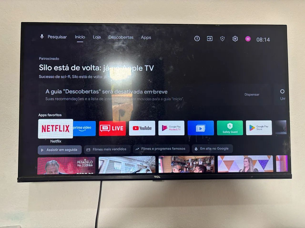 Tv smart TCL 32 polegadas 