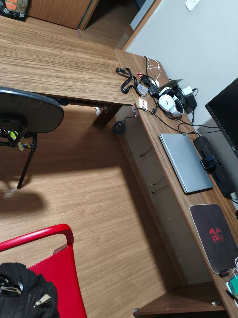 Mesa para escritório computador em L - Foto 3