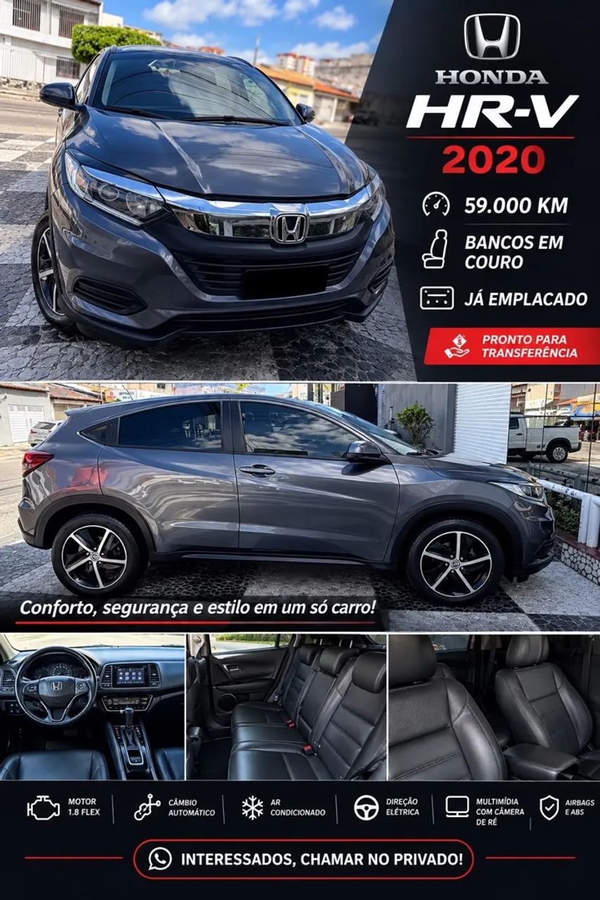Honda Hr-V LX 1.8 FLEXONE 16V 5P AUT. 2020