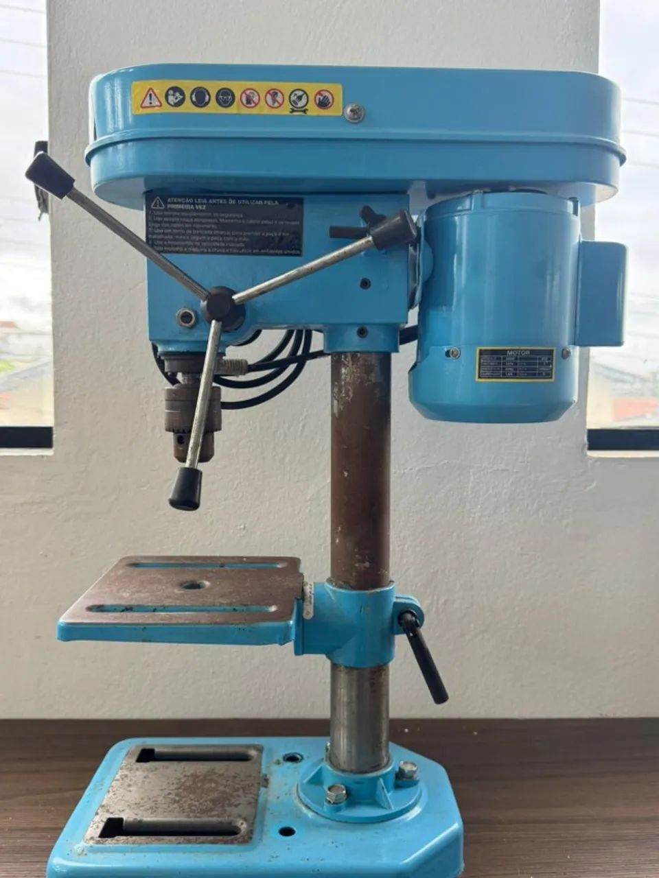 Furadeira de Bancada Gamma Ferramentas G2320/Br2 Azul - Foto 4