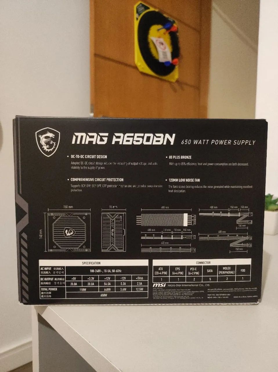 Fonte MSI Mag a650bn. NOVO - Foto 2